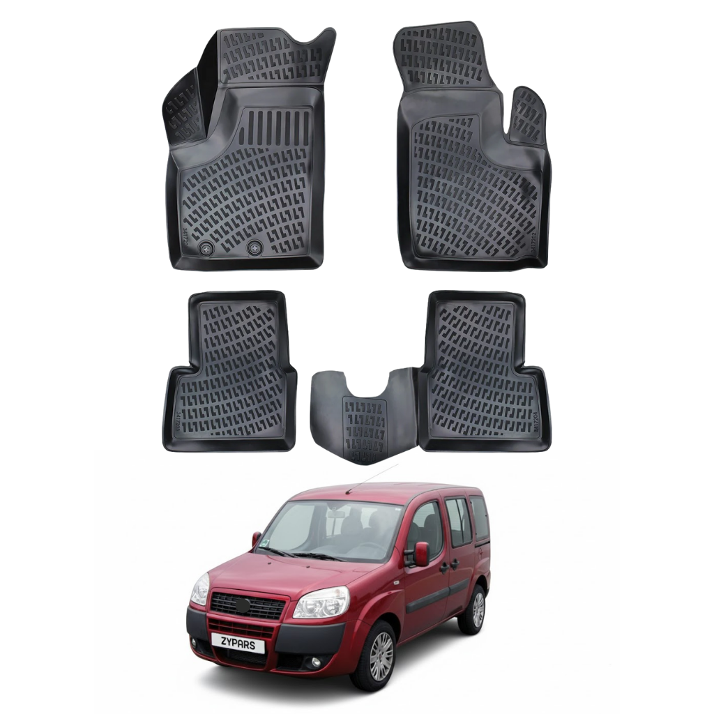 Fiat Doblo Floor Mats 2000-2009 - Auto Accessory SKU: 0279