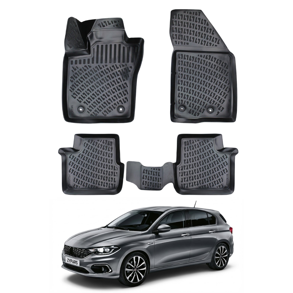 Fiat Egea Floor Mats 2015-2026 - Auto Accessory SKU: 0288