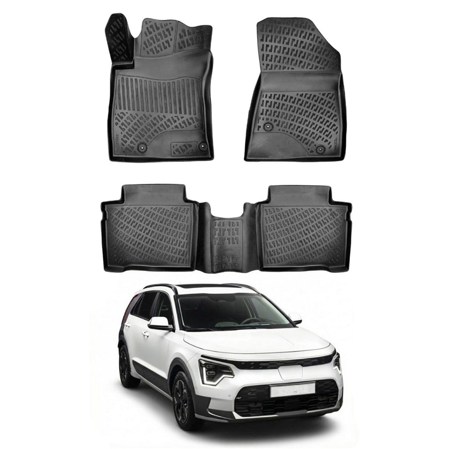 Kia Niro Floor Mats 2022-2026 - Auto Accessory SKU: 0552