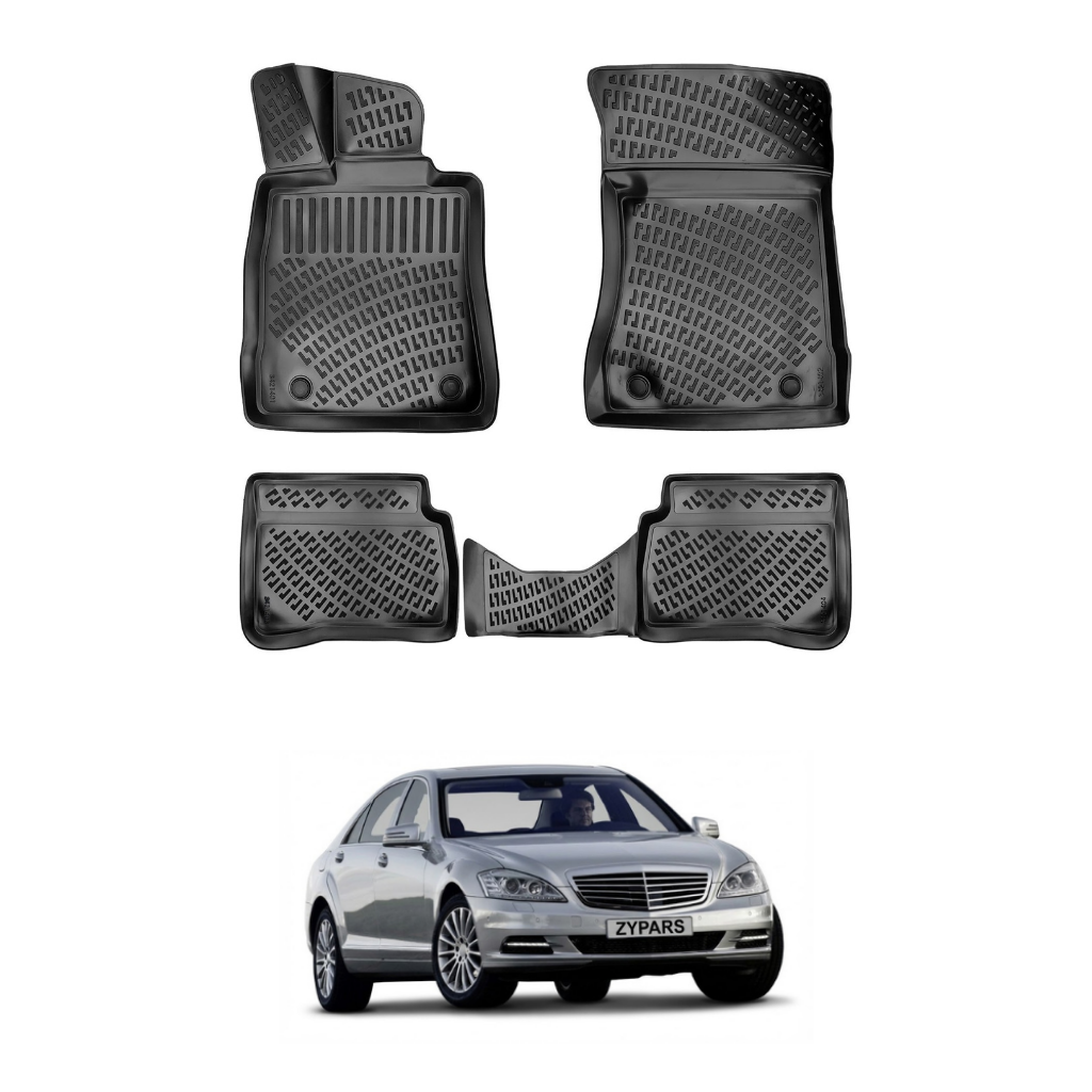 Mercedes S Class W221 Floor Mats 2006-2013 - Auto Accessory SKU: 0681