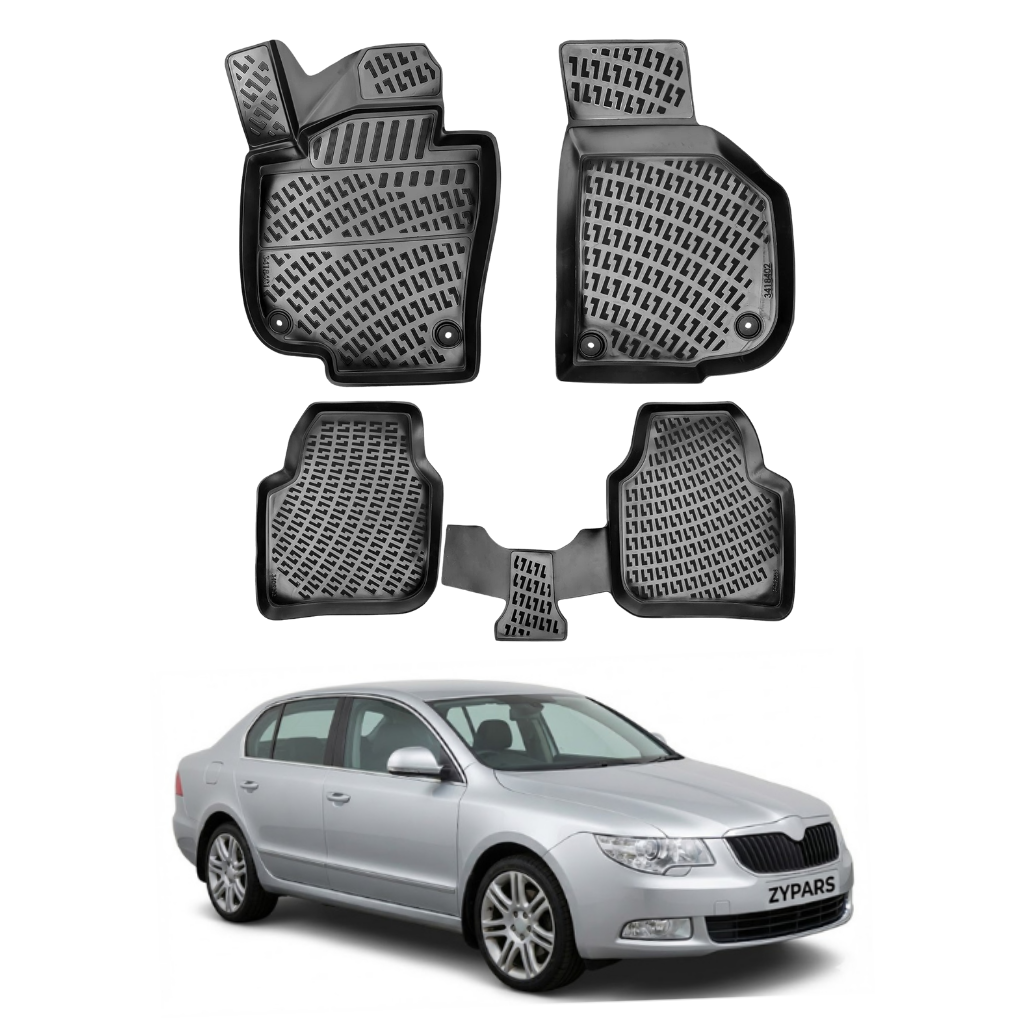 Skoda Superb Floor Mats 2008-2015 | Ehiltek Shop