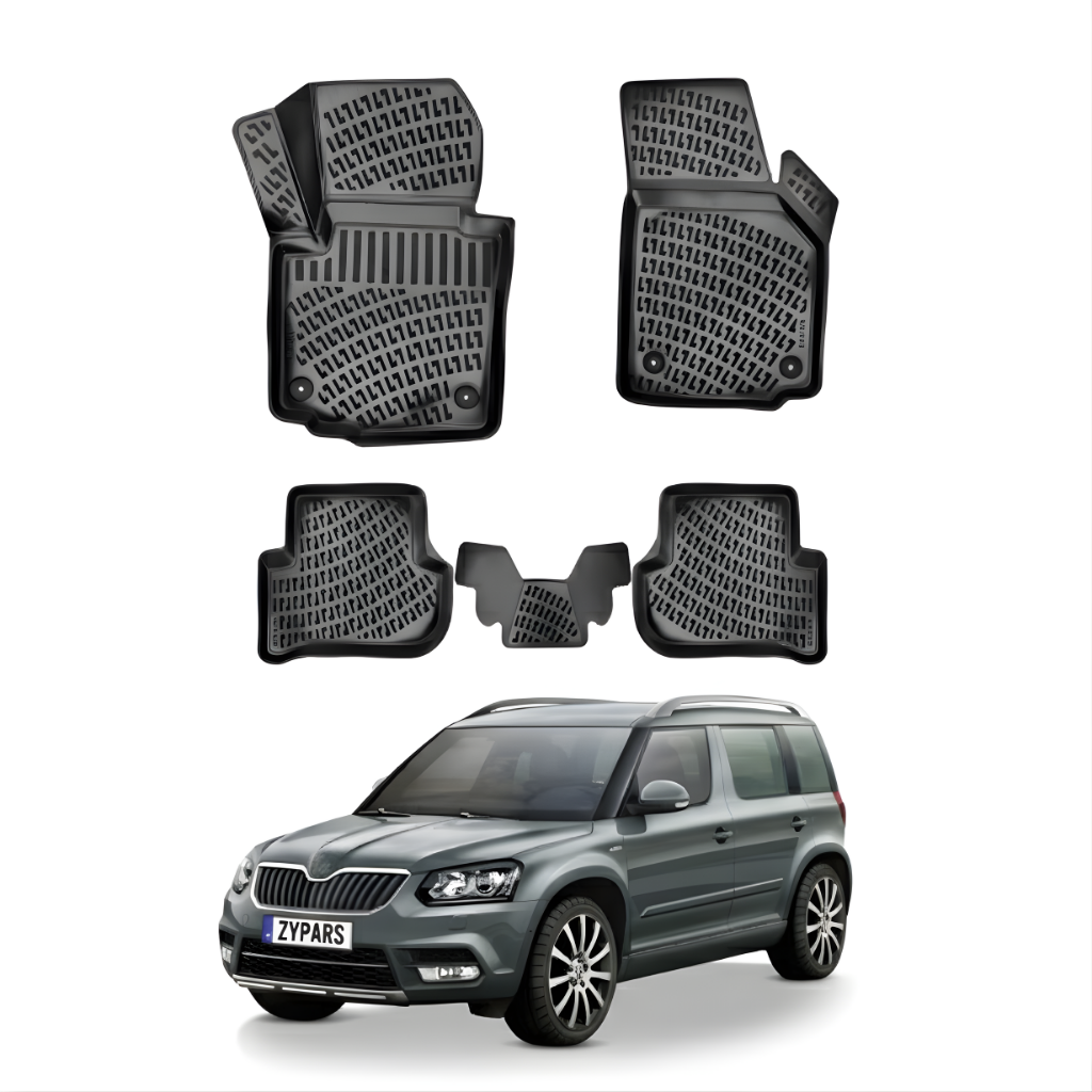 Skoda Yeti Floor Mats 2009-2018