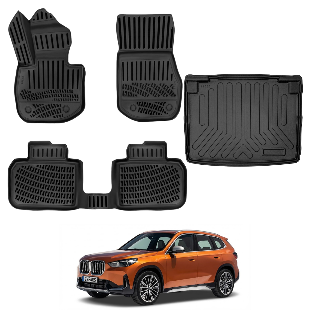 BMW X1 U11 Floor Mats and Cargo Liner 2022-2026 - Auto Accessory SKU: 4321