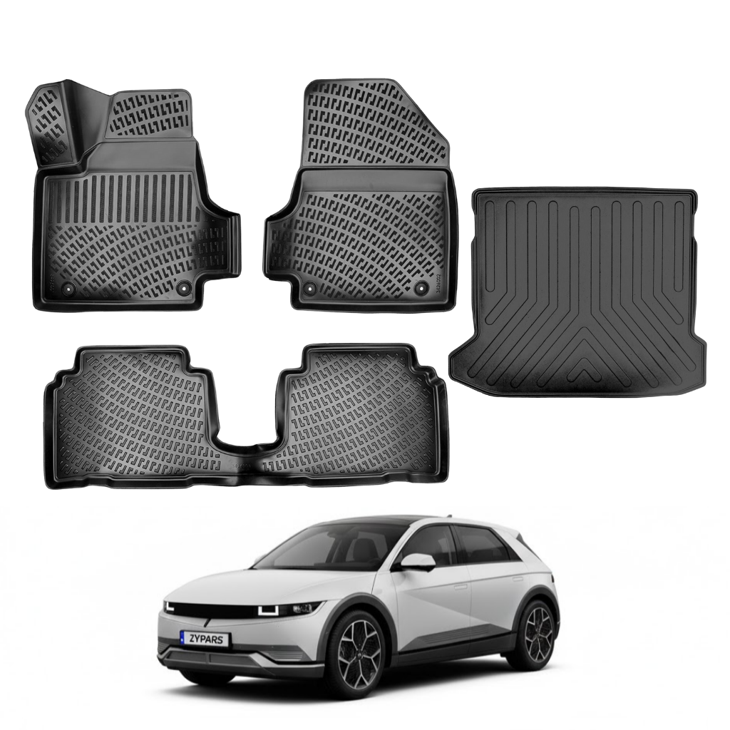 Hyundai Ioniq 5 Floor Mats and Cargo Liner 2021-2026 - Auto Accessory SKU: 4567