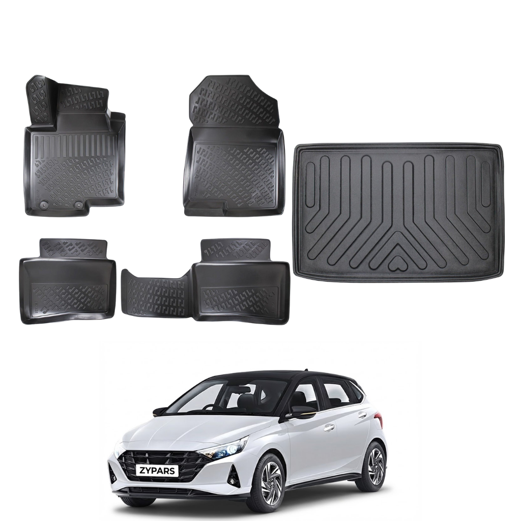 Hyundai i20 Floor Mats and Cargo Liner 2020-2026 - Auto Accessory SKU: 4575