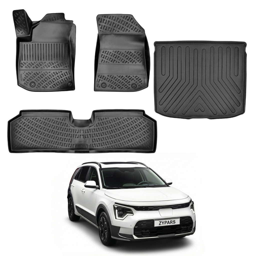 Kia Niro Floor Mats and Cargo Liner 2022-2026 - Auto Accessory SKU: 4649