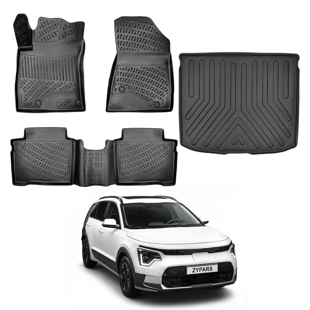 Kia Niro Floor Mats and Cargo Liner 2022-2026 - Auto Accessory SKU: 4652