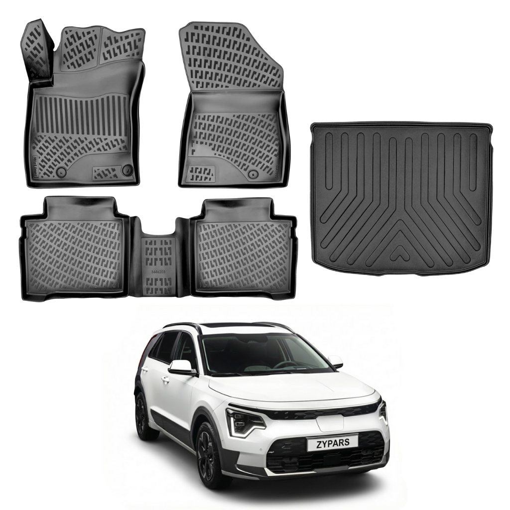 Kia Niro Floor Mats and Cargo Liner 2022-2026 - Auto Accessory SKU: 4654