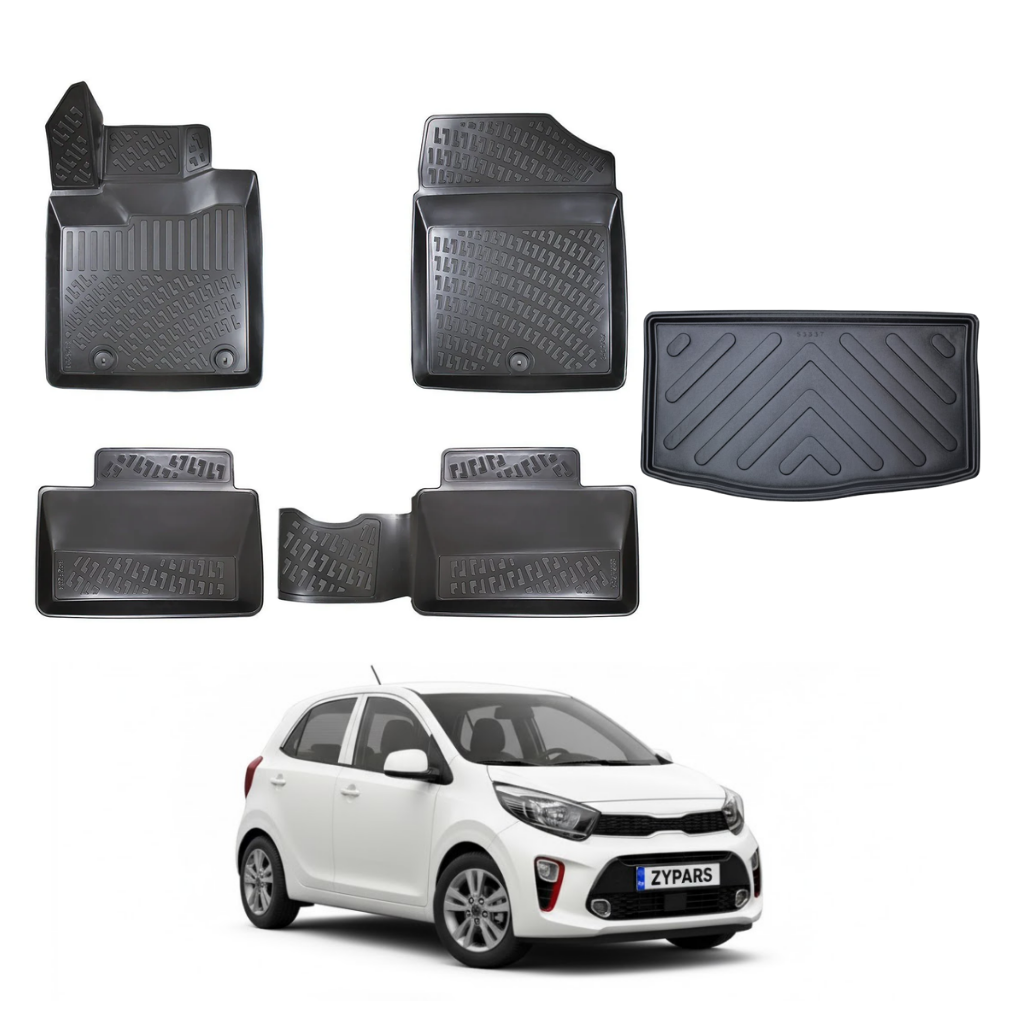 Kia Picanto Floor Mats and Cargo Liner 2017-2026