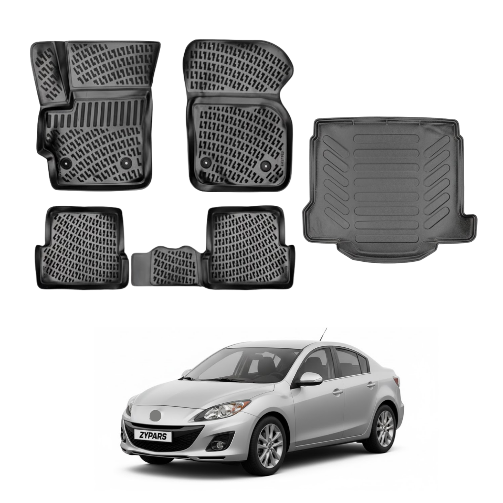 Mazda 3 Floor Mats and Cargo Liner 2009-2013