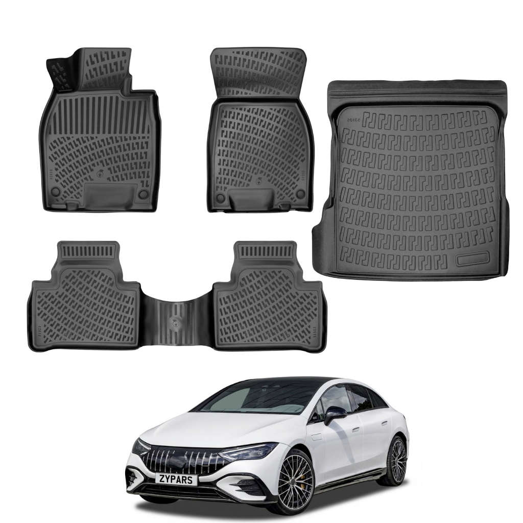 Mercedes EQE Floor Mats and Cargo Liner 2022-2026