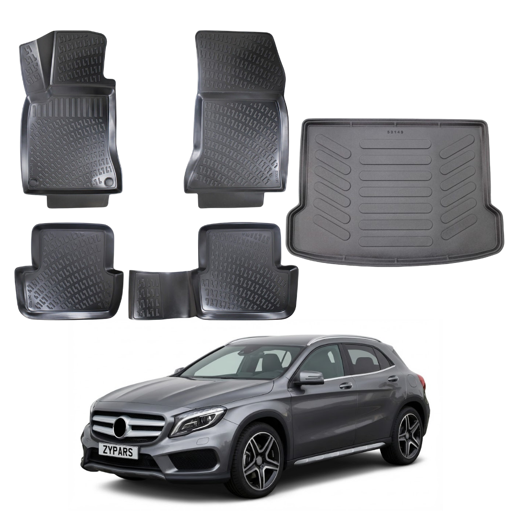Mercedes GLA Floor Mats and Cargo Liner 2014-2020