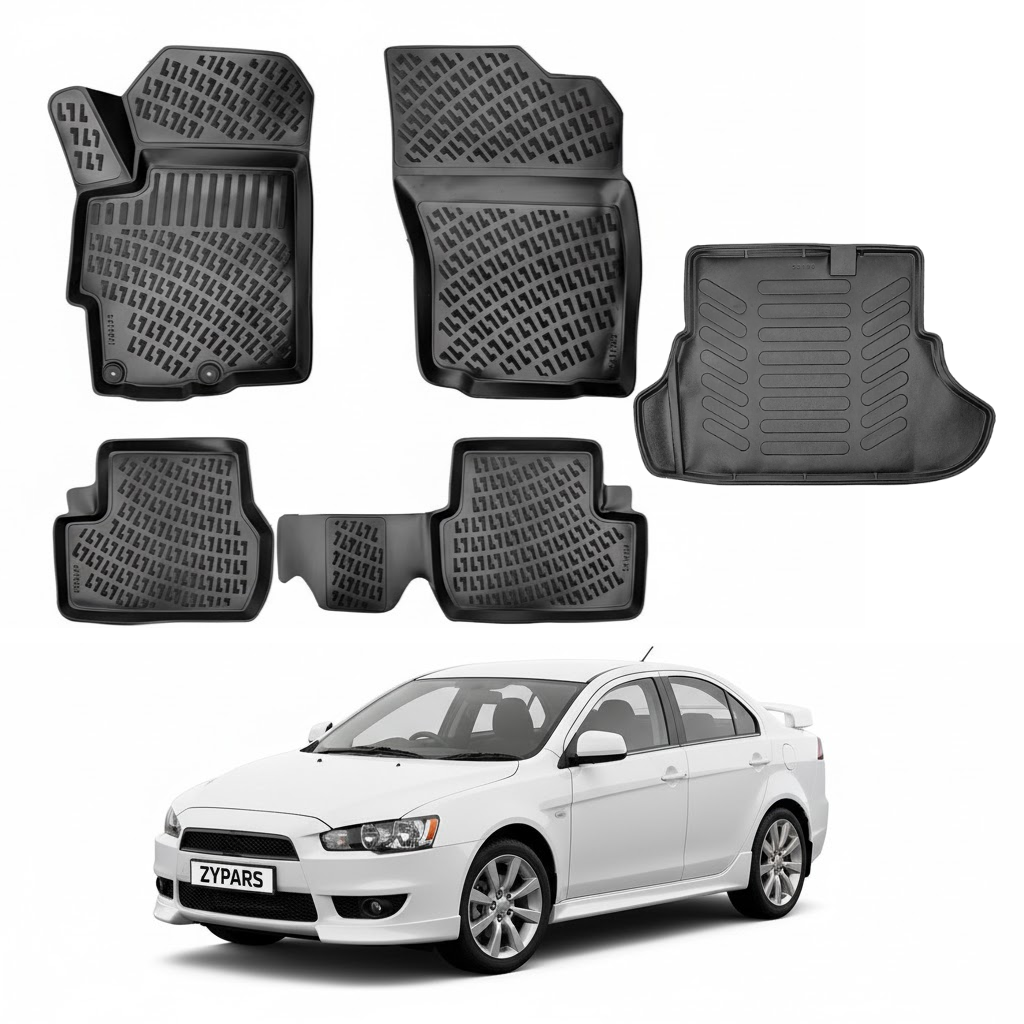 Mitsubishi Lancer Floor Mats and Cargo Liner 2008-2026