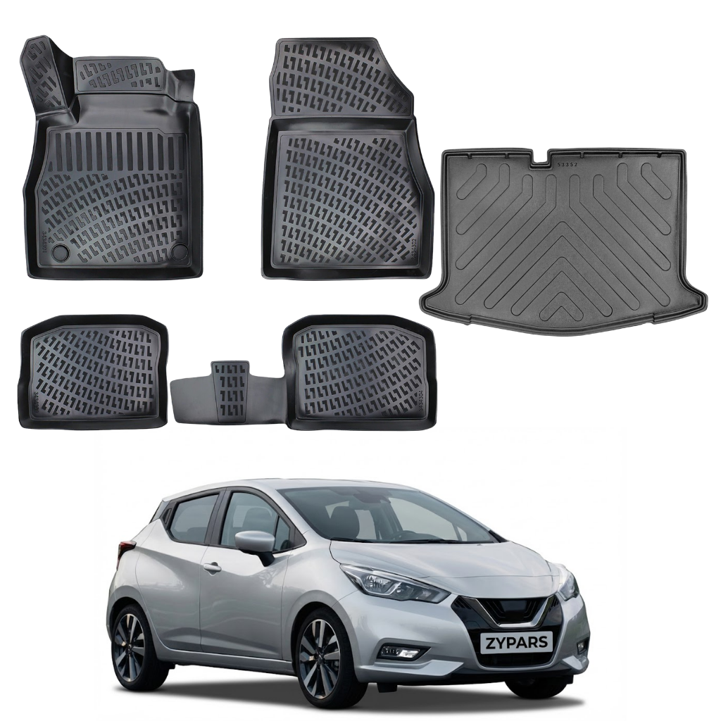 Nissan Micra Floor Mats and Cargo Liner 2019-2026