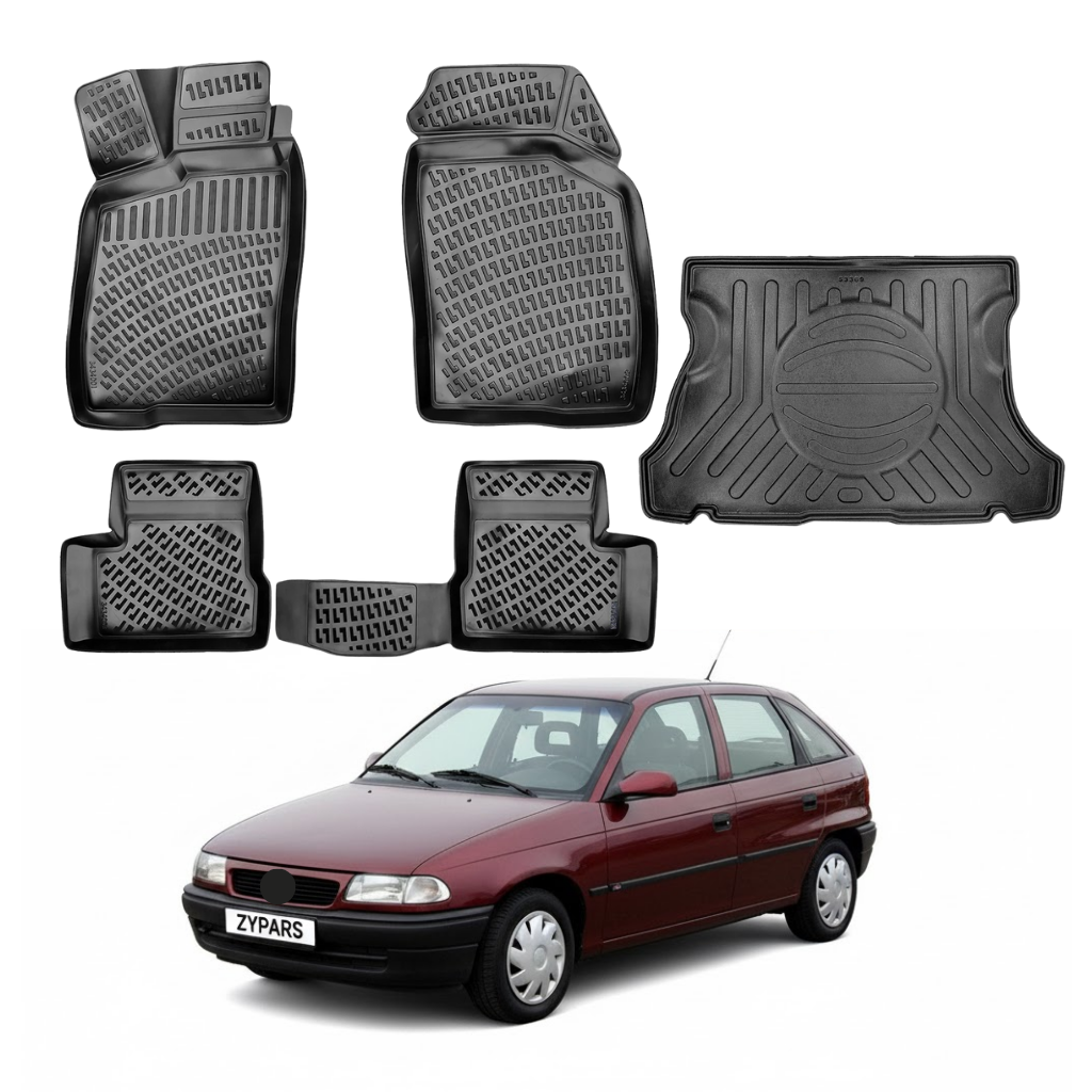 Opel Astra F Floor Mats and Cargo Liner 1991-1998