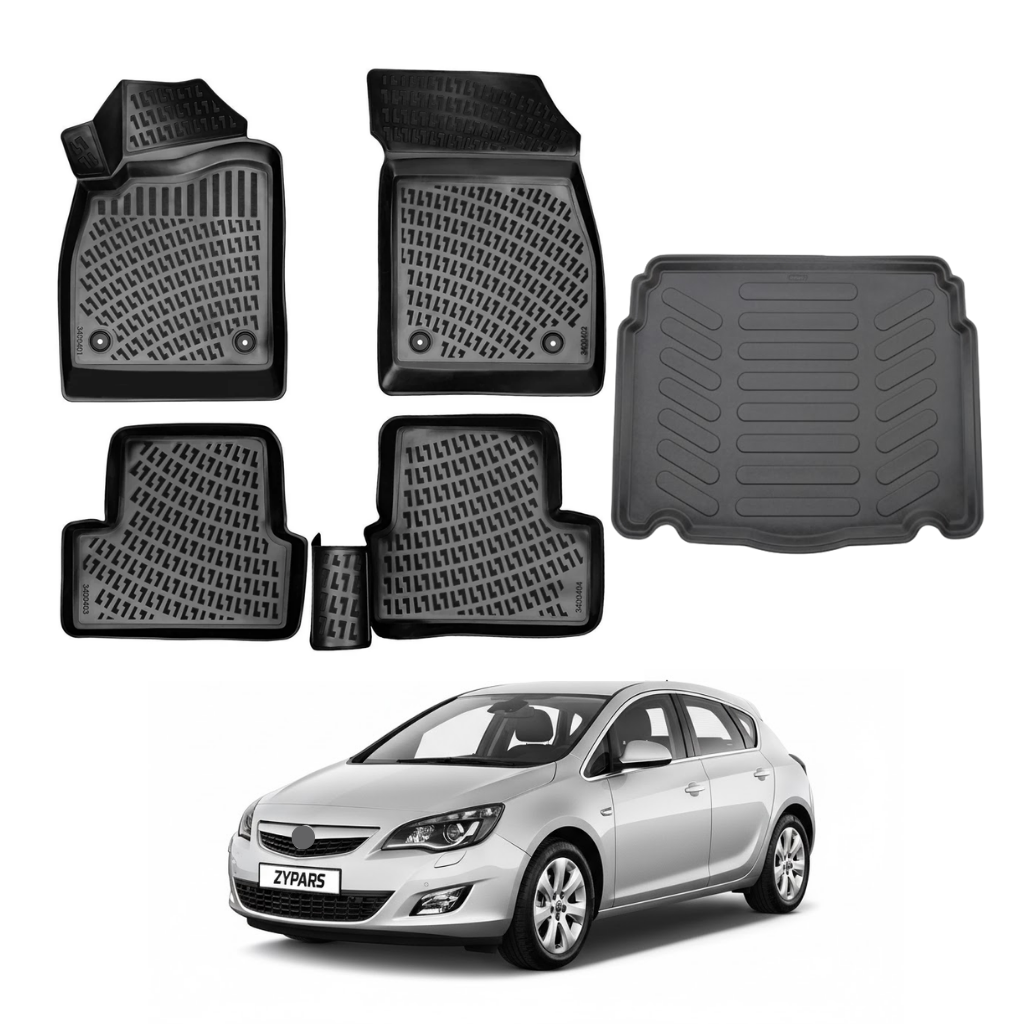 Opel Astra J Floor Mats and Cargo Liner 2009-2015