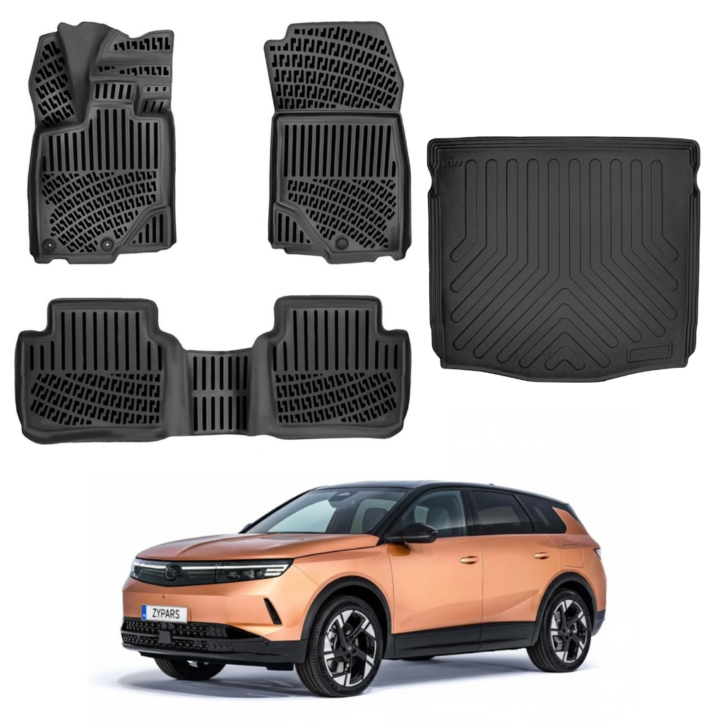 Opel Grandland MHEV Floor Mats and Cargo Liner 2025-2026 | Ehiltek Shop