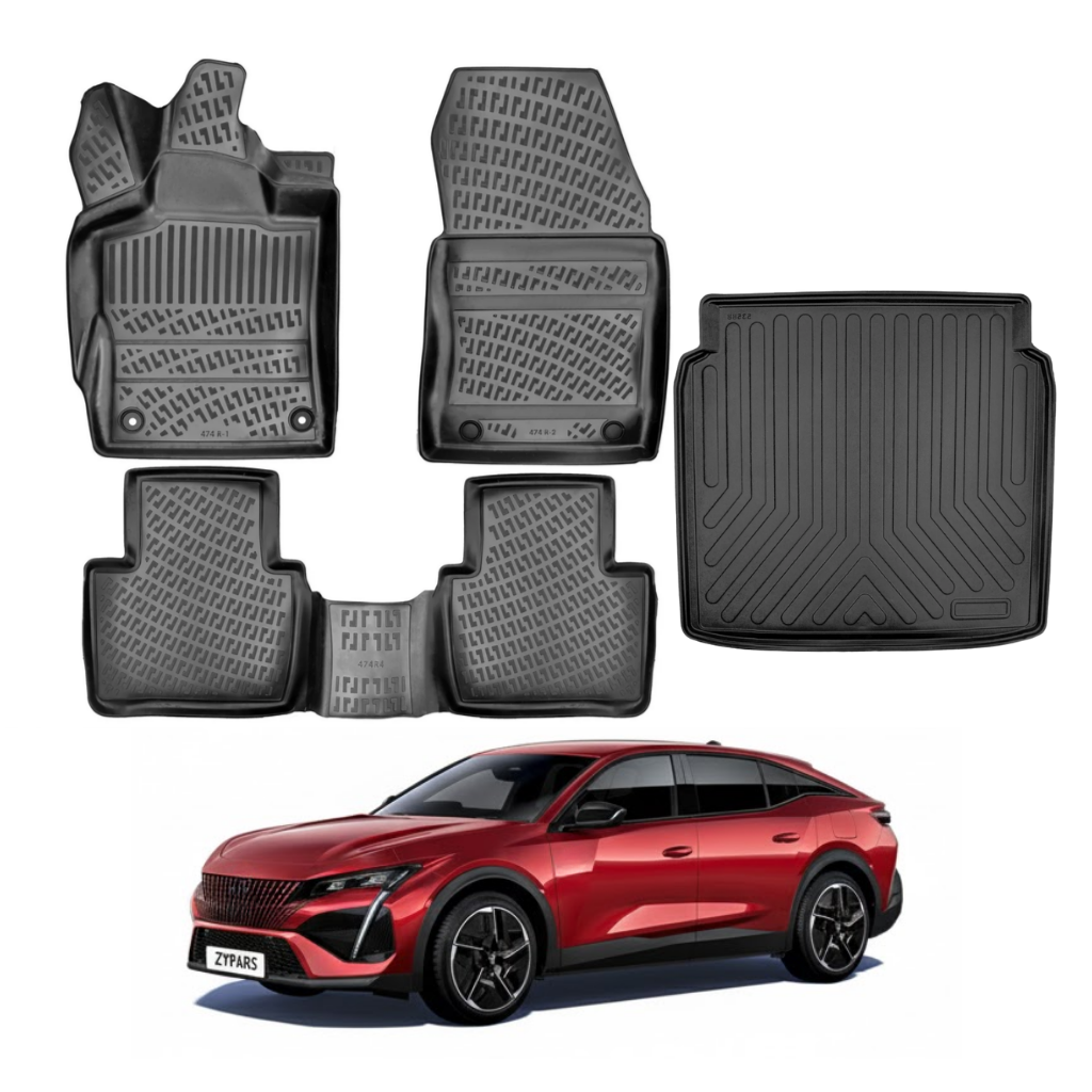 Peugeot 408 Floor Mats and Cargo Liner 2023-2026