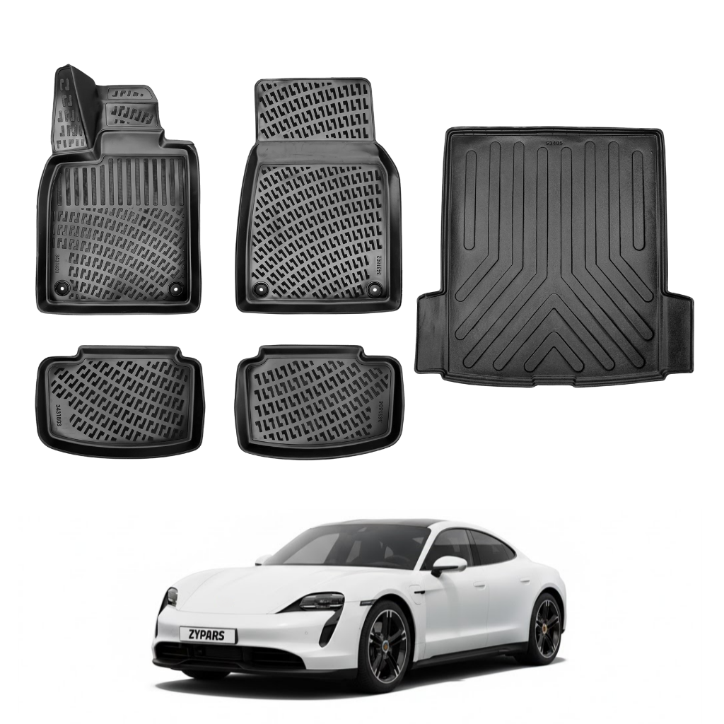 Porsche Taycan Floor Mats and Cargo Liner 2018-2026