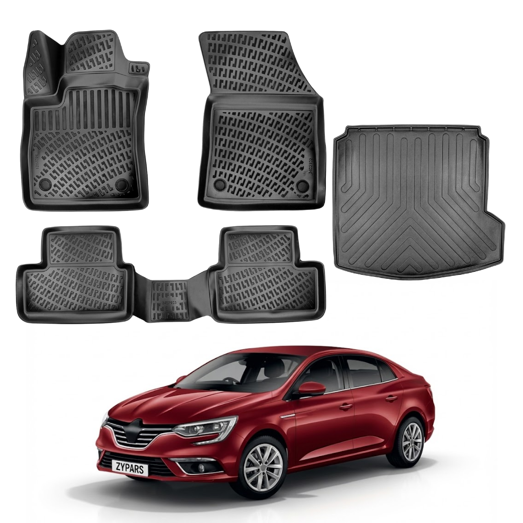 Renault Megane 4 Floor Mats and Cargo Liner 2016-2023 | Ehiltek Shop