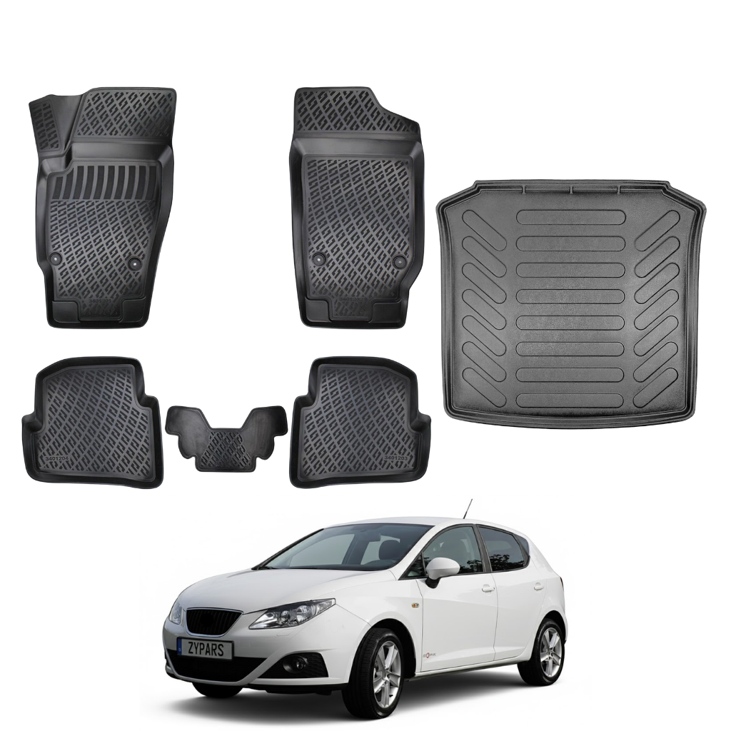 Seat Ibiza Floor Mats and Cargo Liner 2008-2017