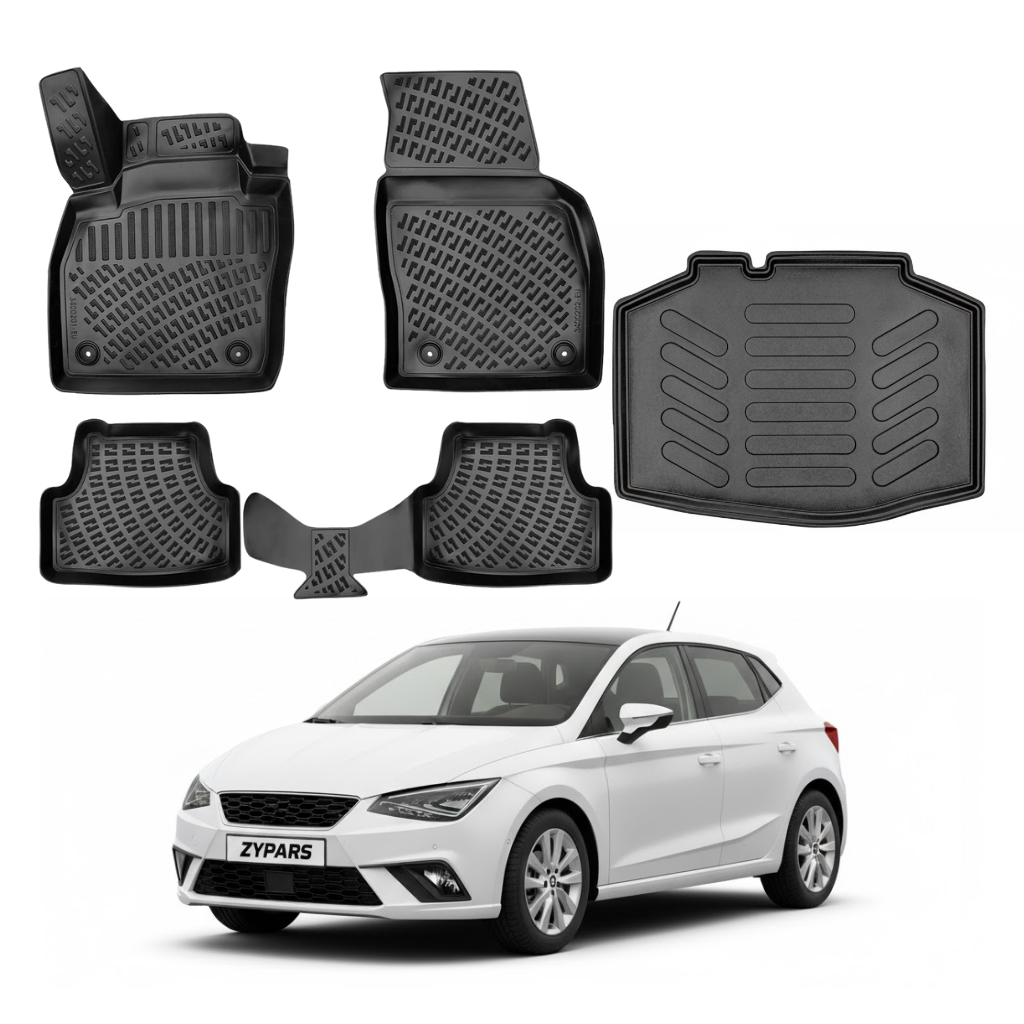 Seat Ibiza Floor Mats and Cargo Liner 2017-2022