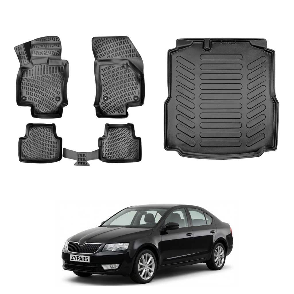 Skoda Octavia A7 Floor Mats and Cargo Liner 2013-2020