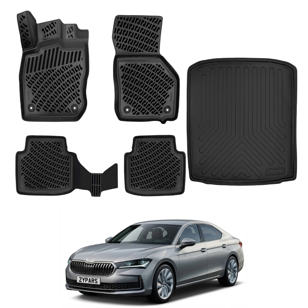 Skoda Superb Floor Mats and Cargo Liner 2024-2026