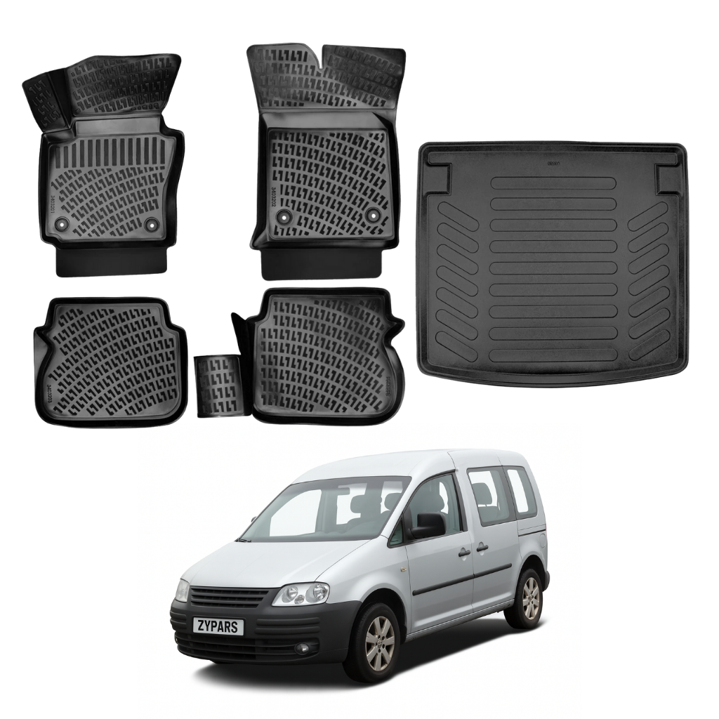 Volkswagen Caddy Floor Mats and Cargo Liner 2003-2010