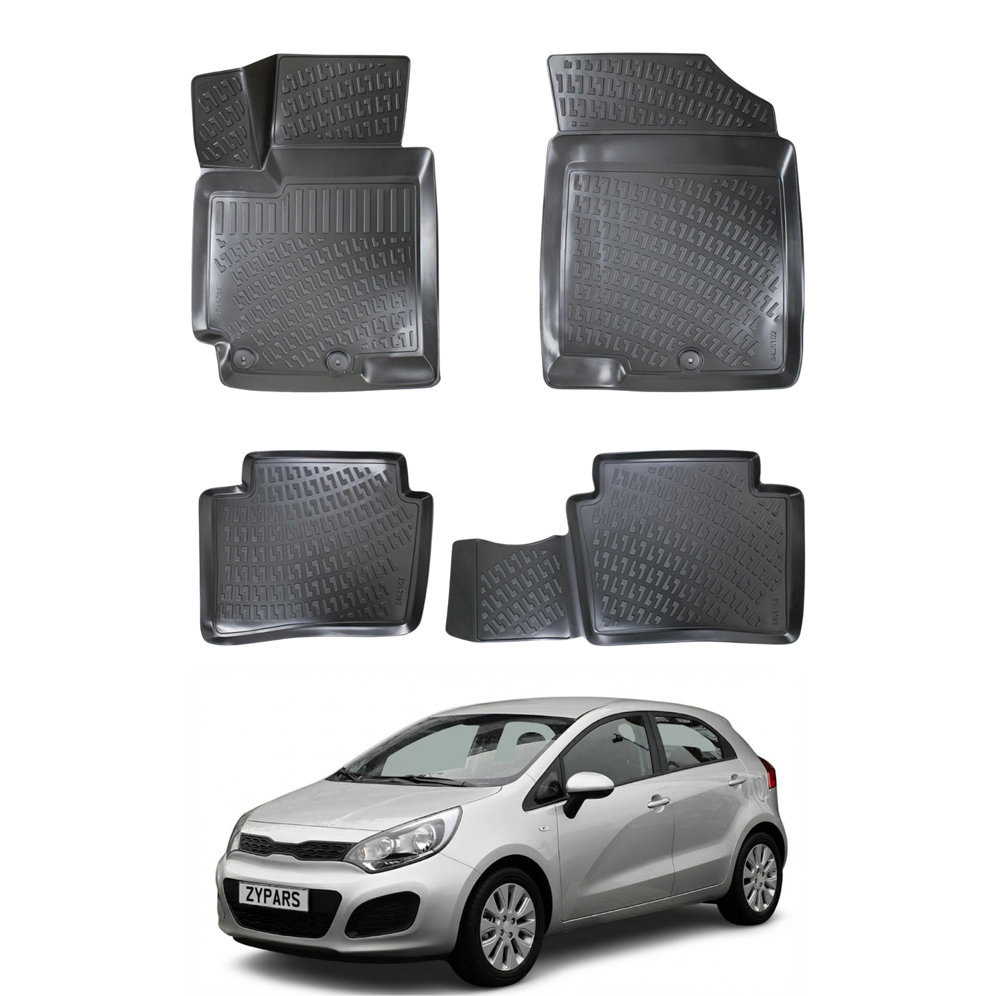 Kia Rio Floor Mats 2011-2017