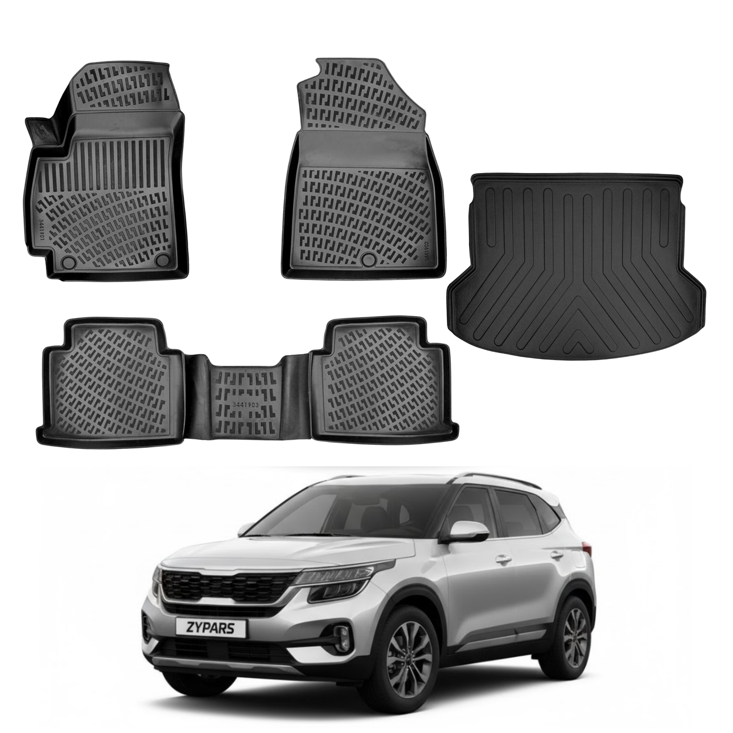 Kia Seltos Floor Mats and Cargo Liner 2021-2024