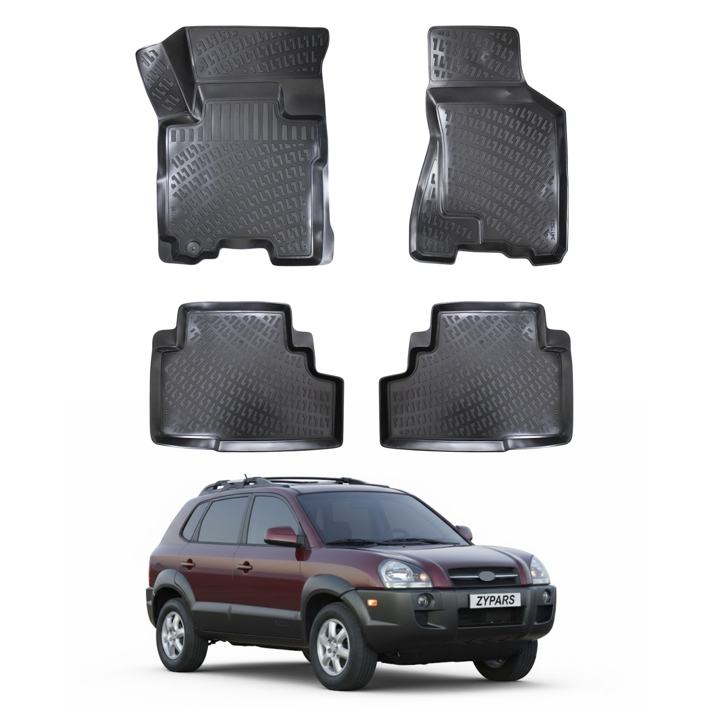 Hyundai Tucson Floor Mats 2004-2009 | Ehiltek Shop