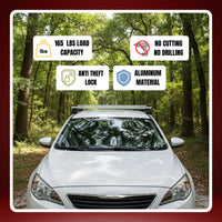 Roof Rack Cross Bars for Citroen C3 2003-2009 120 CM, 75 Kg / 165 lbs Load