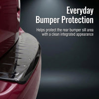 Renault Trafic Rear Bumper Guard 2001-2014, Matte Black ABS Tailgate Sill Protector, Scratch Resistant Cover