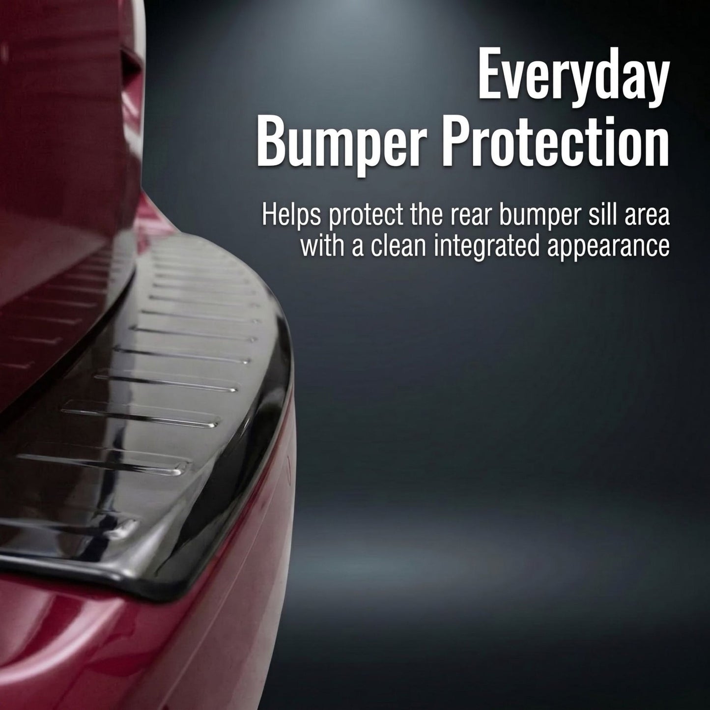 VW Transporter T5 Rear Bumper Guard 2003-2014, Matte Black ABS Tailgate Sill Protector, Scratch Resistant Cover