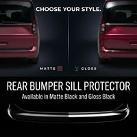 Opel Combo E Rear Bumper Guard 2019-2025, Piano Black ABS Tailgate Sill Protector, Scratch Resistant Cover