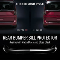 Dacia Dokker Rear Bumper Guard 2012-2021, Matte Black ABS Tailgate Sill Protector, Scratch Resistant Cover