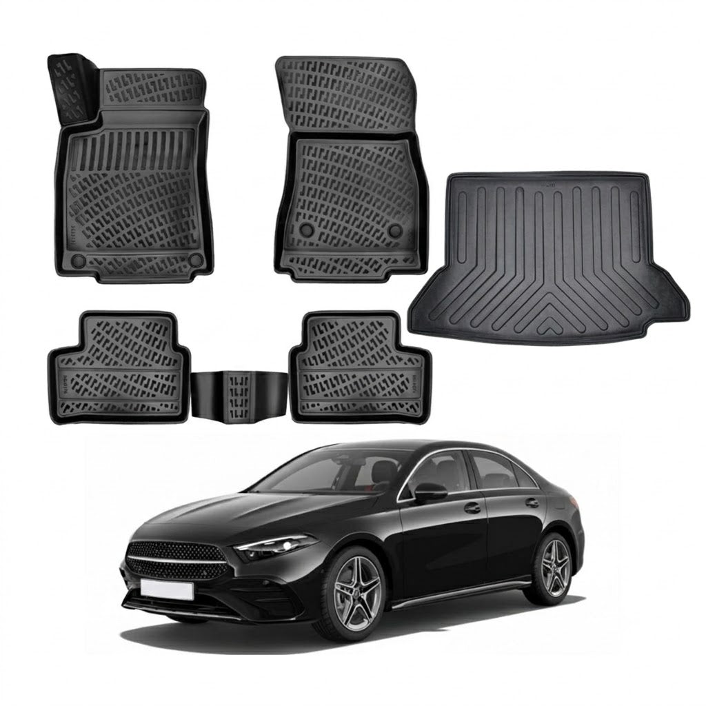 Mercedes A Class V177 Floor Mats and Cargo Liner 2018-2026 - Auto Accessory