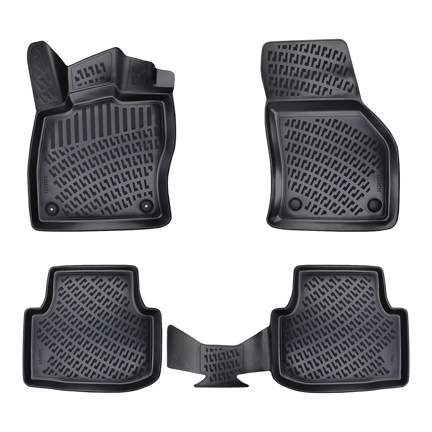 Floor Mats Liner For Cupra Formentor 2020-2024 Waterproof All Weather Eco 4Pcs