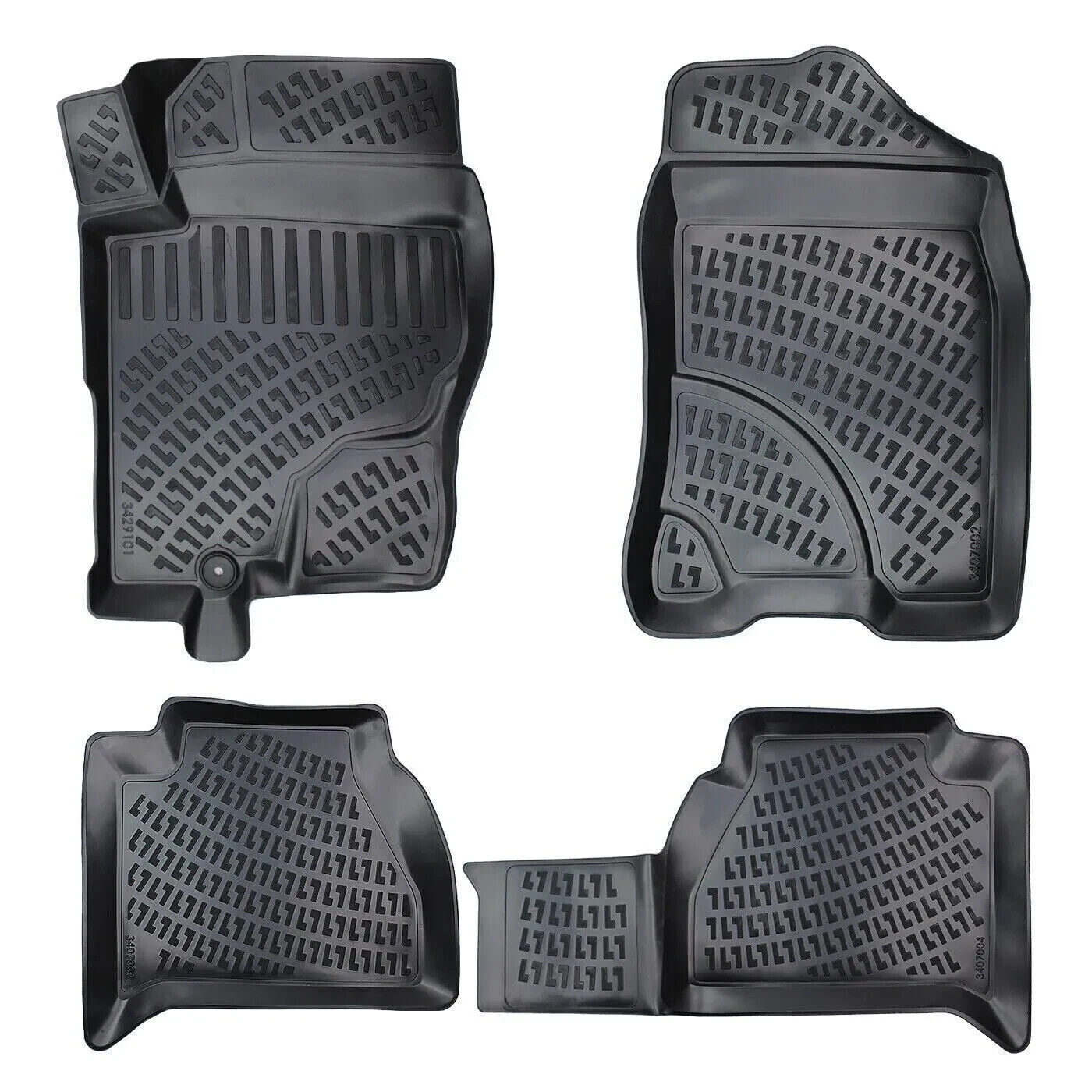 Floor Mats Liner For Nissan Frontier Navara 2005-2013 Waterproof 3D Molded Eco