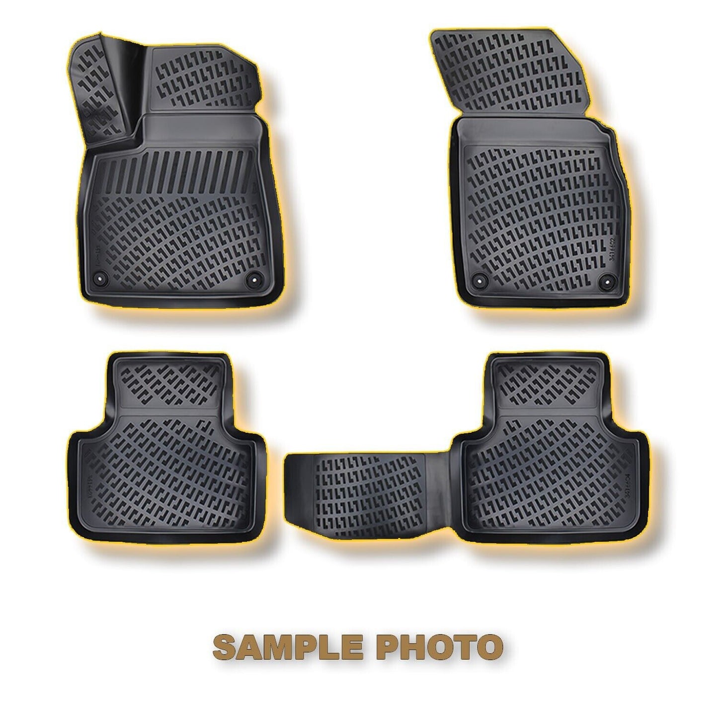 Floor Mats Liner For Dodge Journey 2009-2020 Waterproof Eco All Weather 4 Pcs