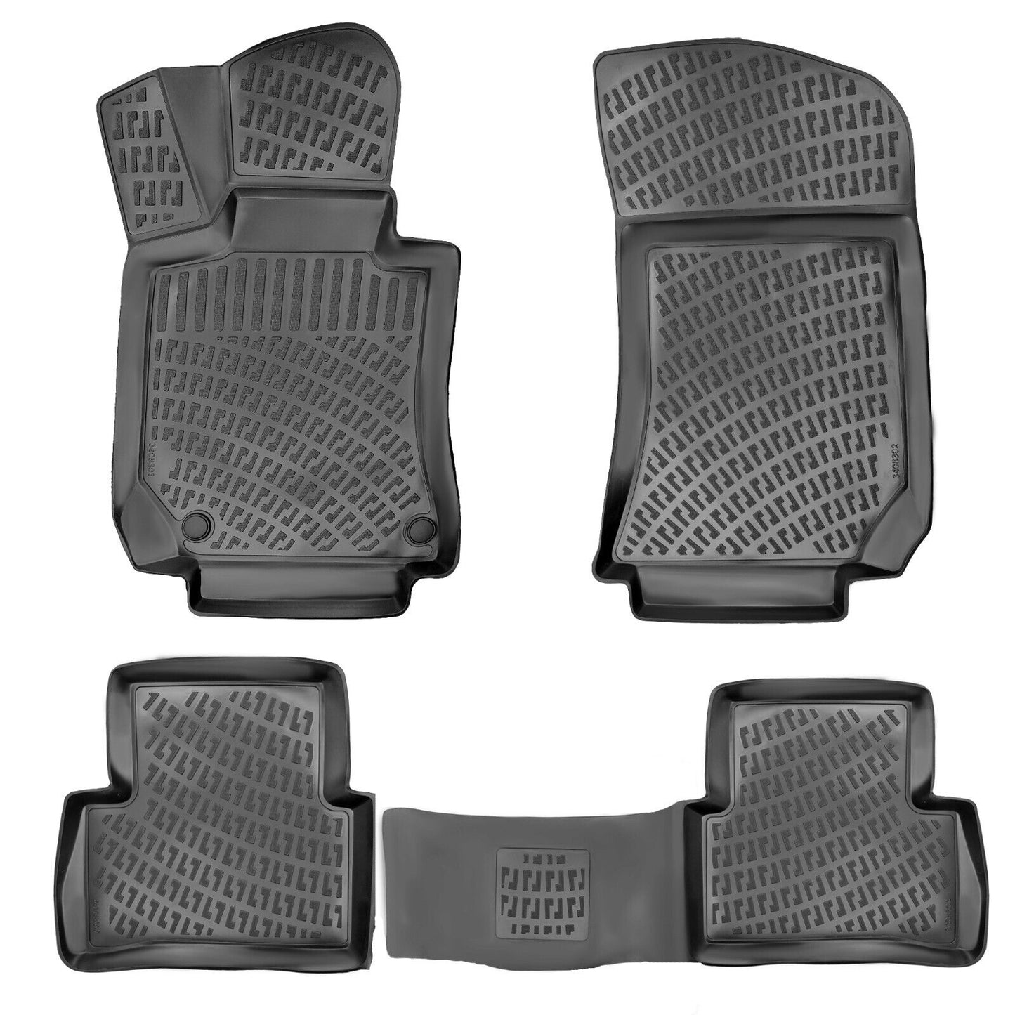 For Mercedes Benz E-Class W212 4 Door 2010-2016 Car Floor Mats Liner All Weather