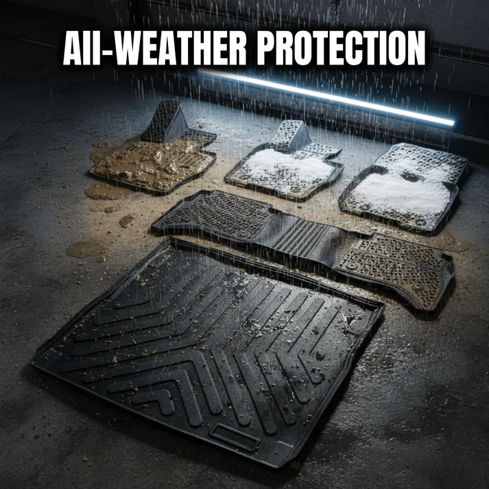Alfa Romeo Tonale Floor Mats and Cargo Liner 2022-2026, All Weather TPE Front, Rear & Cargo Set