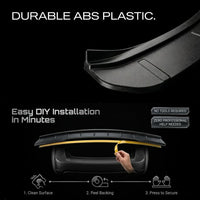 VW Transporter T6 Rear Bumper Guard 2015-2023, Matte Black ABS Tailgate Sill Protector, Scratch Resistant Cover