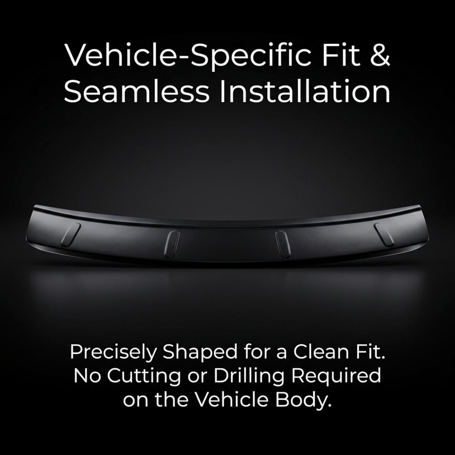 Opel Combo E Rear Bumper Guard 2019-2025, Piano Black ABS Tailgate Sill Protector, Scratch Resistant Cover