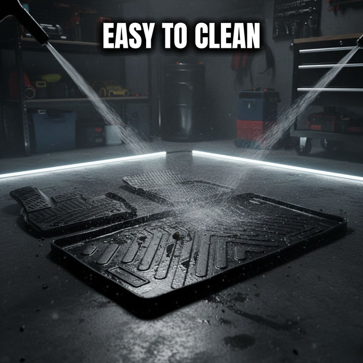 MG HS Floor Mats and Cargo Liner 2018-2023, All Weather TPE Front, Rear & Cargo Set