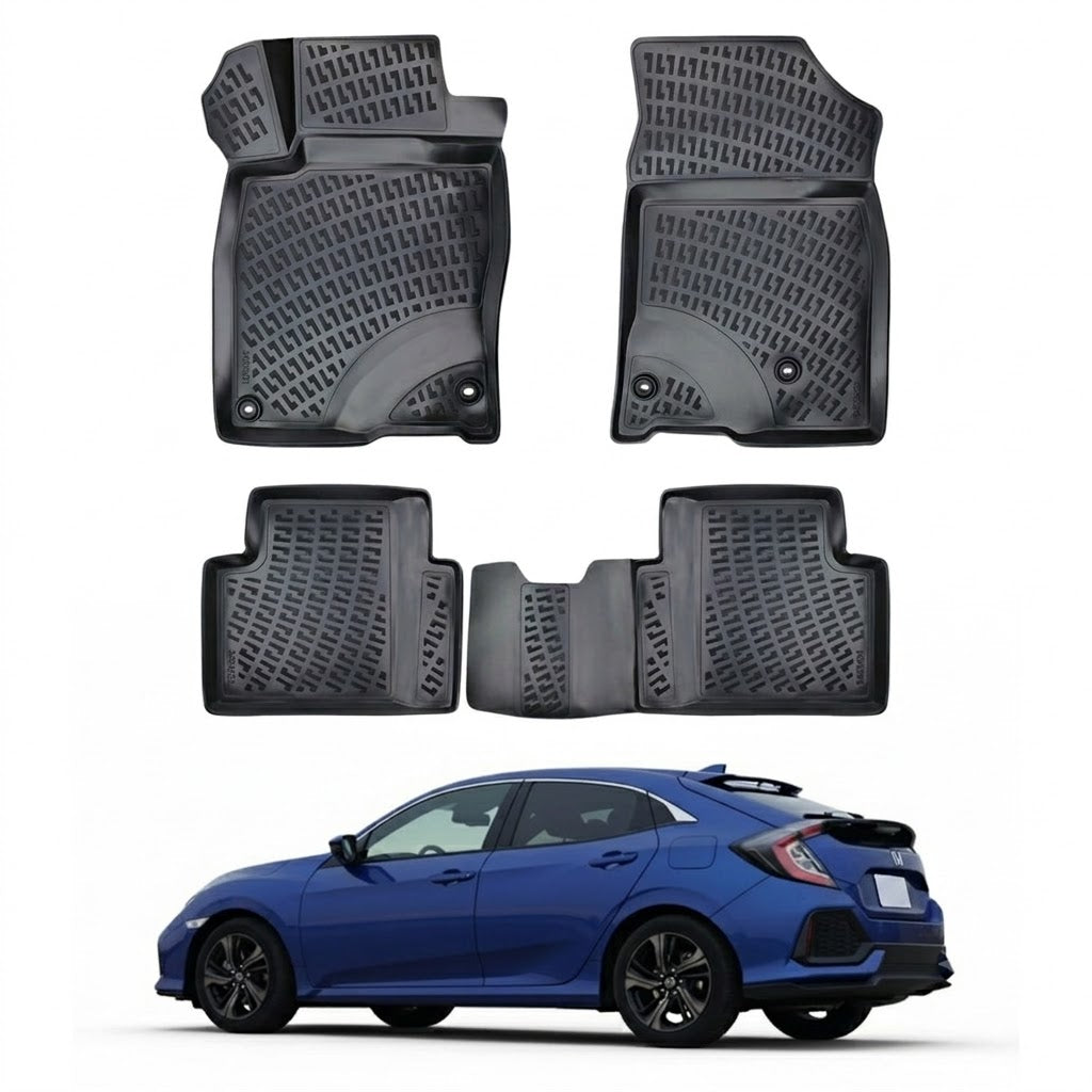 Honda Civic Floor Mats 2016-2021 - Auto Accessory