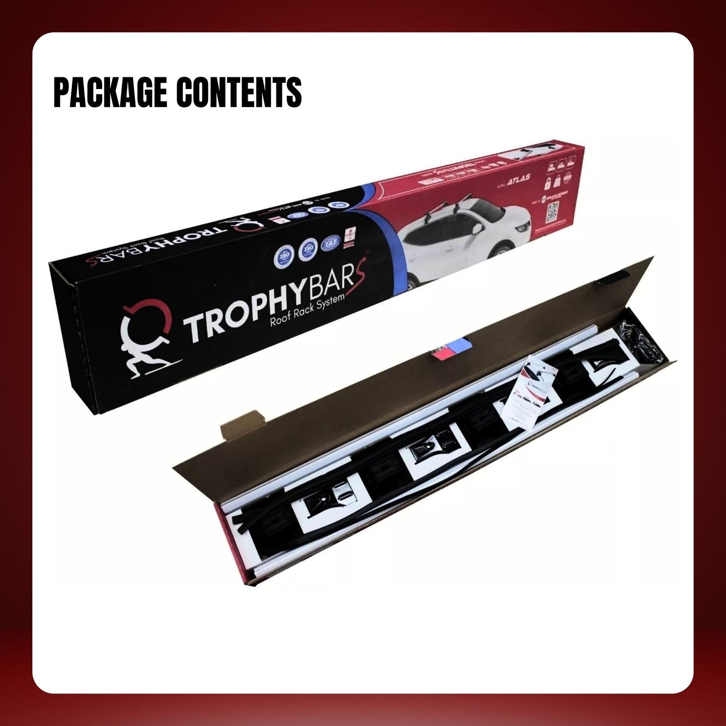 Roof Rack Cross Bars for Citroen BX 1988-1994 120 CM, 75 Kg / 165 lbs Load