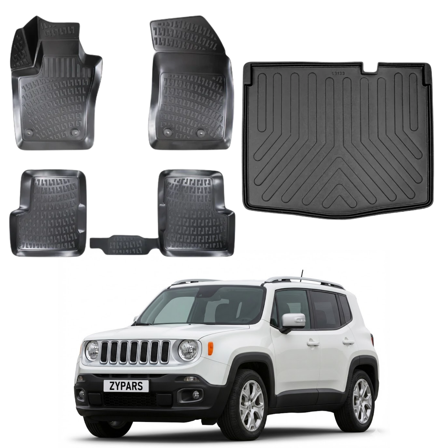Jeep Renegade Floor Mats and Cargo Liner 2015-2019