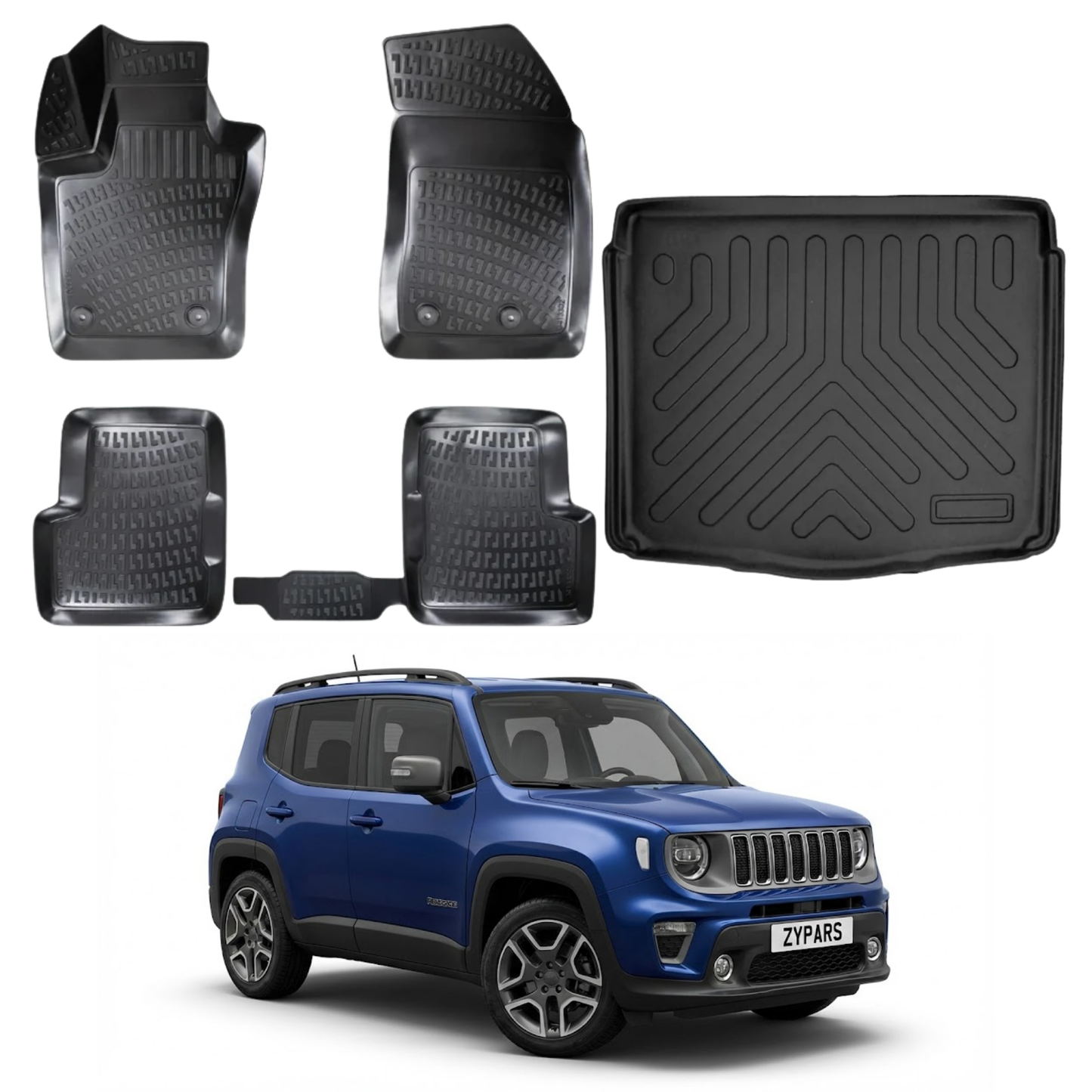 Jeep Renegade Floor Mats and Cargo Liner 2018-2026